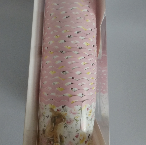 50 PC Cupcakes Baking & Snack Cups Pink Floral  Spring Easter Rabbit - Picture 7 of 9